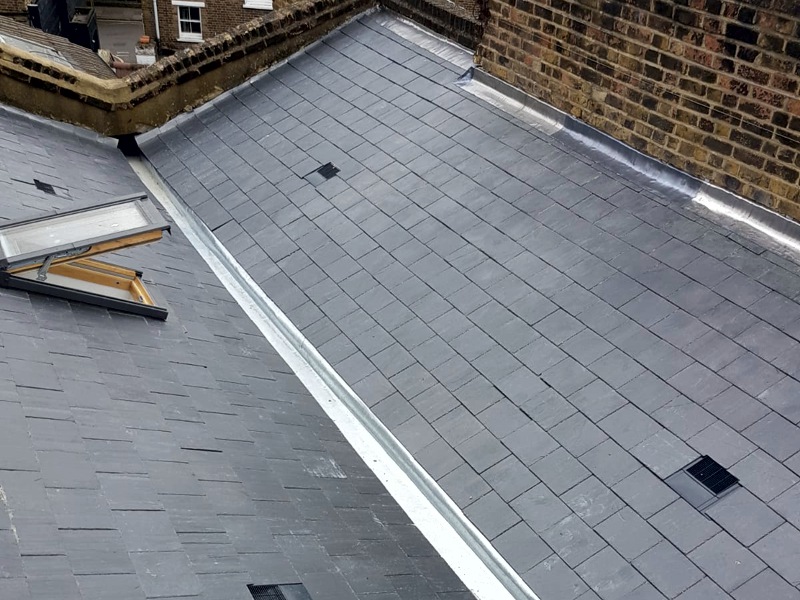 Butterfly roofing project