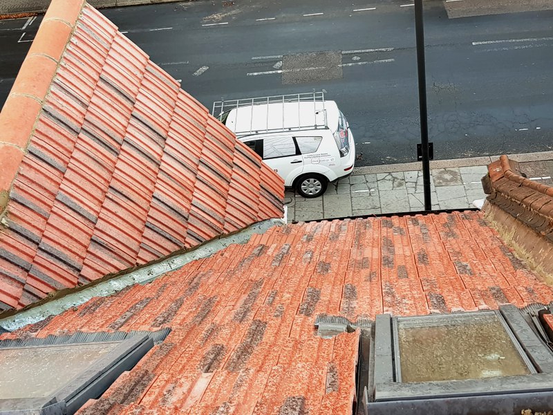 Apex Red Tile Roof Installation, Hanwell